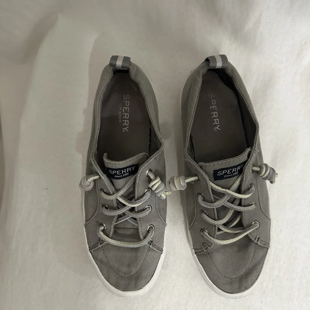 Sperry Womens‎ Crest Vibe Sneaker Grey STS99042 US Size 8 EU 39